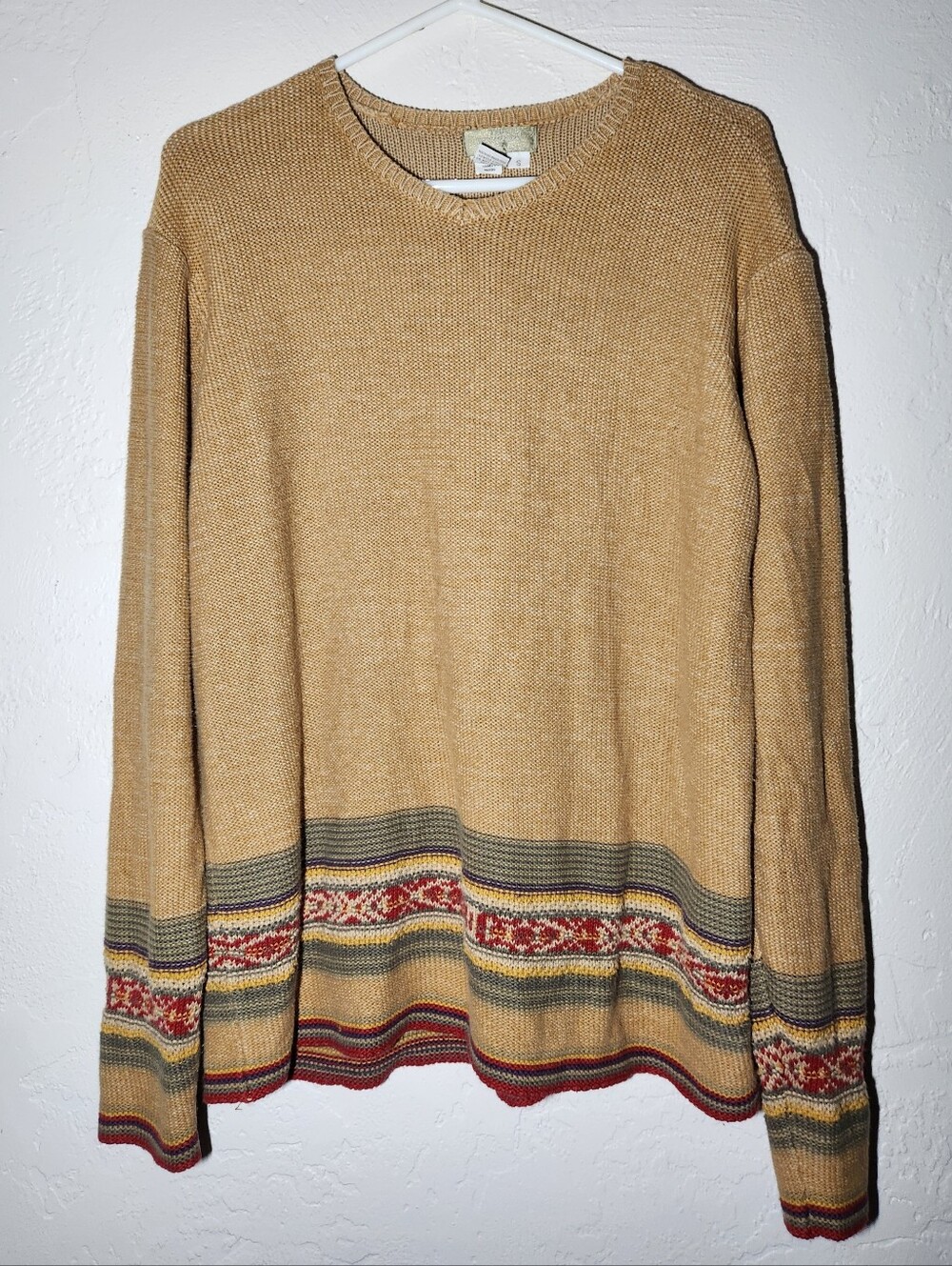 The Territory Ahead Womens Size Small V-Neck Oversized Aztec Print Sweater